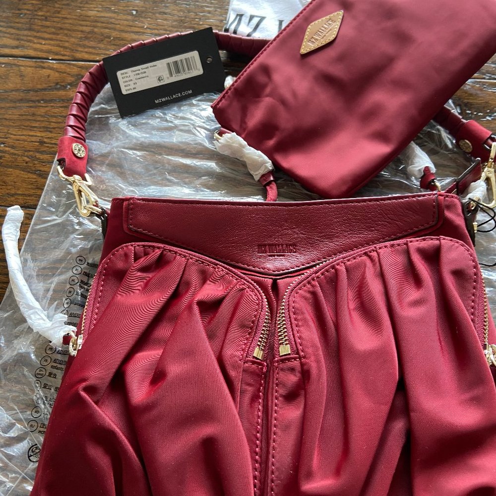 NWT Cranberry MZ Wallace Thompson Small Hobo